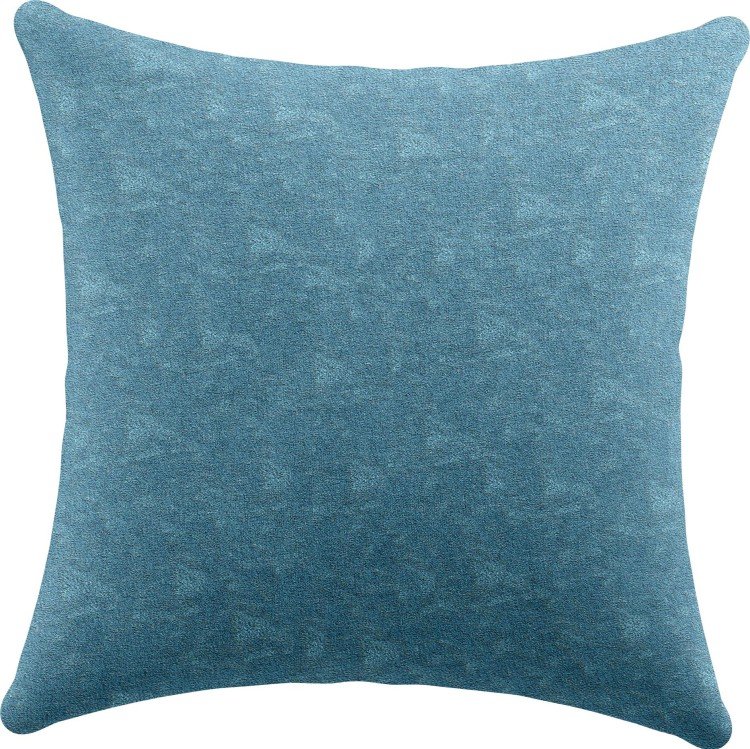 Подушка квадратная «Кортин» софт мрамор голубой